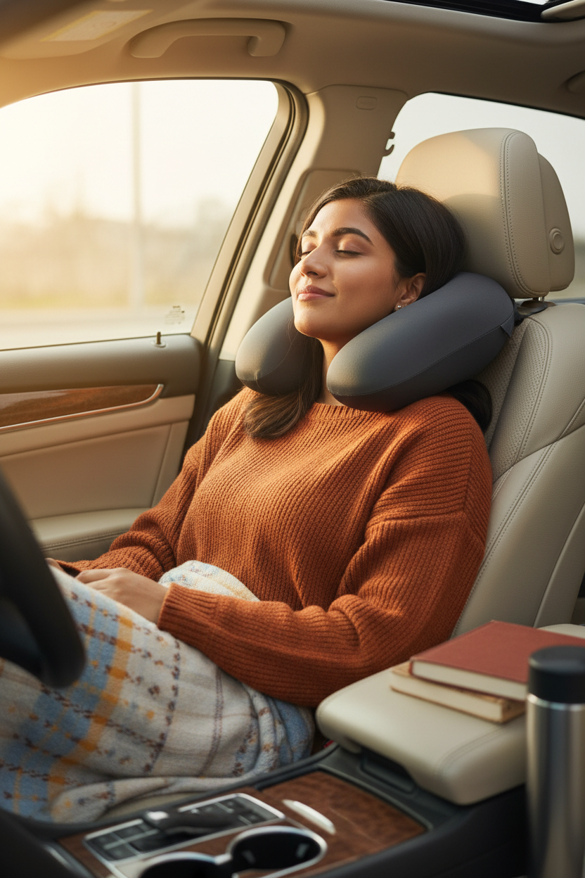 Car Neck Pillow Lifestyle Image