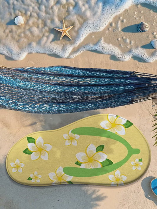 Mat with Slippers Style Anti-Slip (45*90)